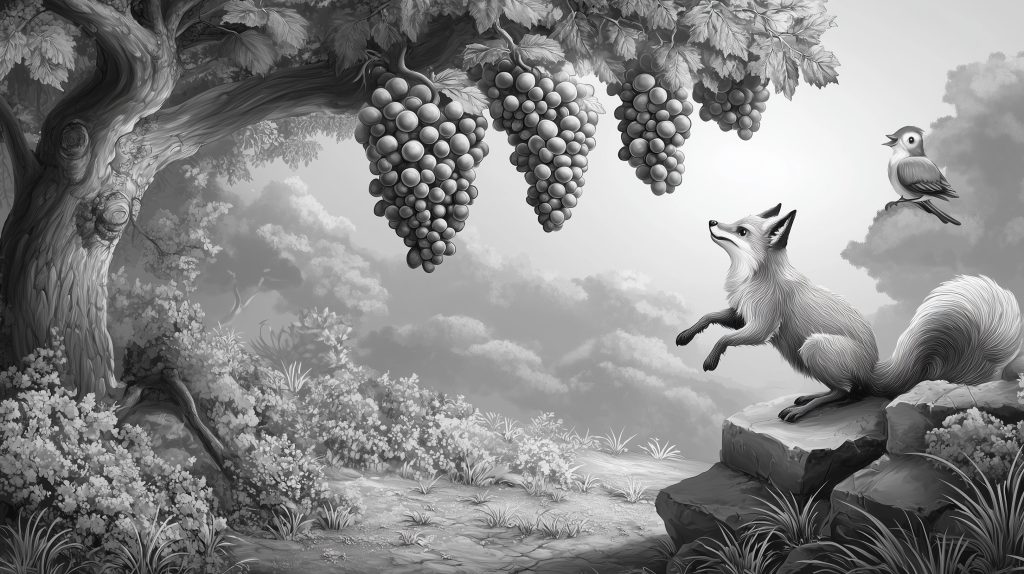 The fox and the grapes