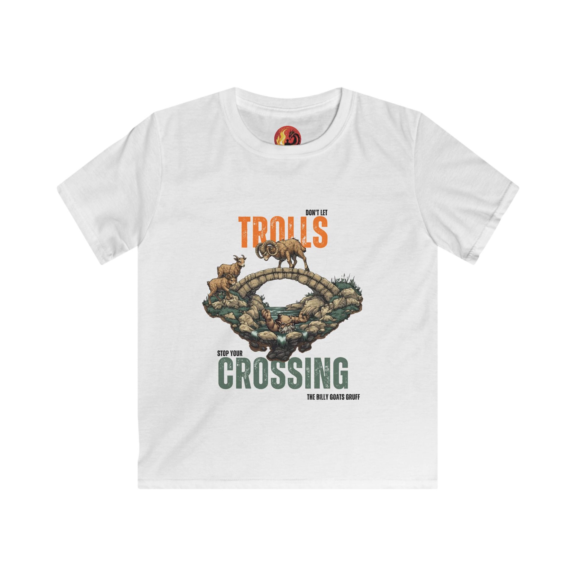 The Three Billy Goats Gruff Adventure Softstyle Tee - Image 2