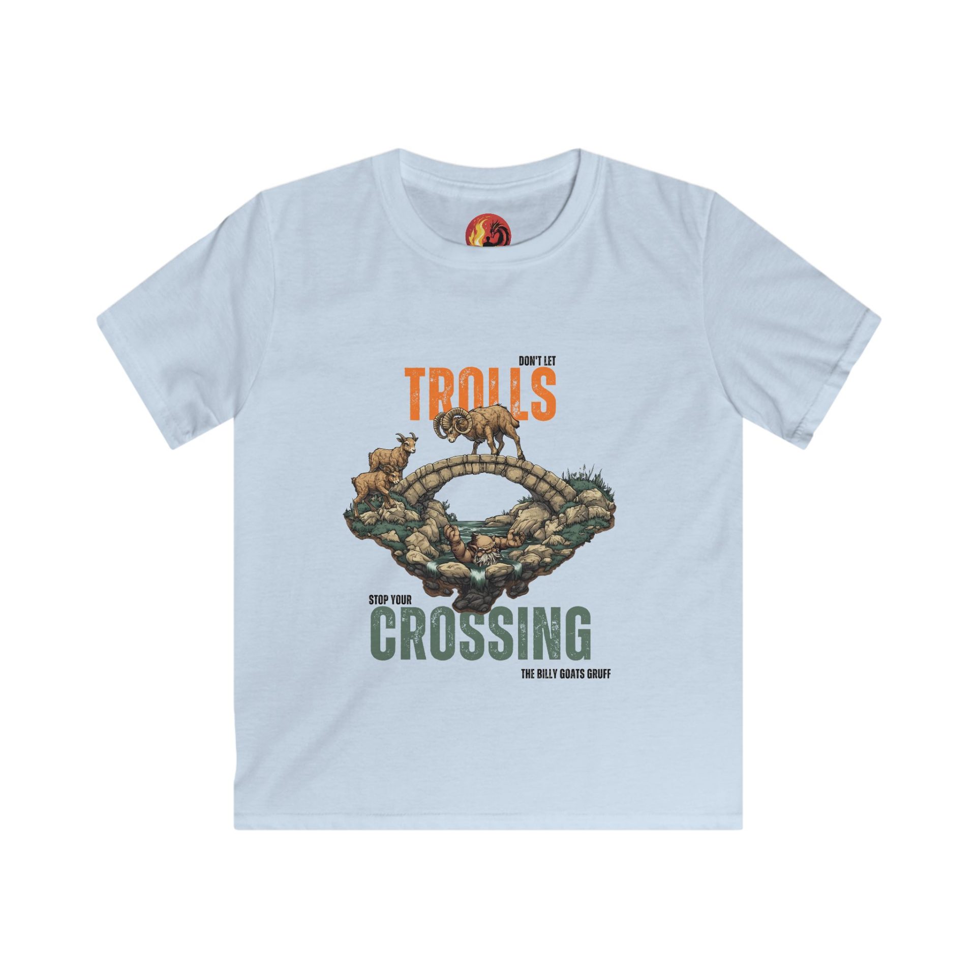 The Three Billy Goats Gruff Adventure Softstyle Tee - Image 4