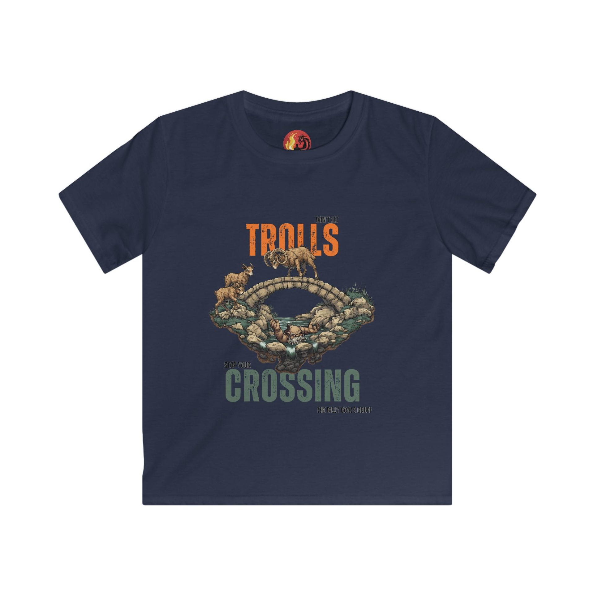 The Three Billy Goats Gruff Adventure Softstyle Tee - Image 5