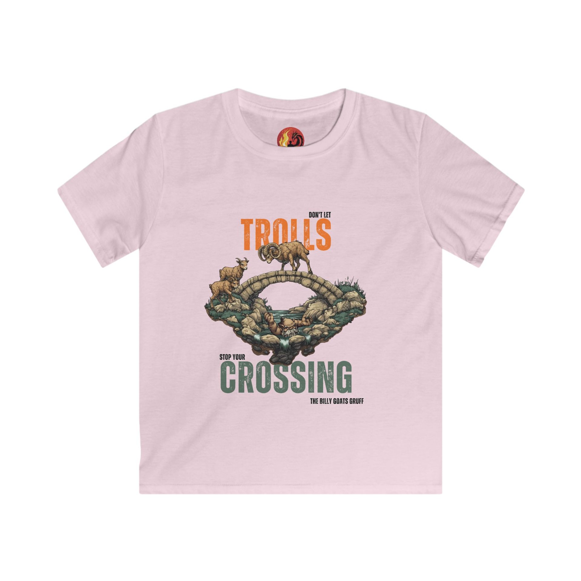 The Three Billy Goats Gruff Adventure Softstyle Tee - Image 6