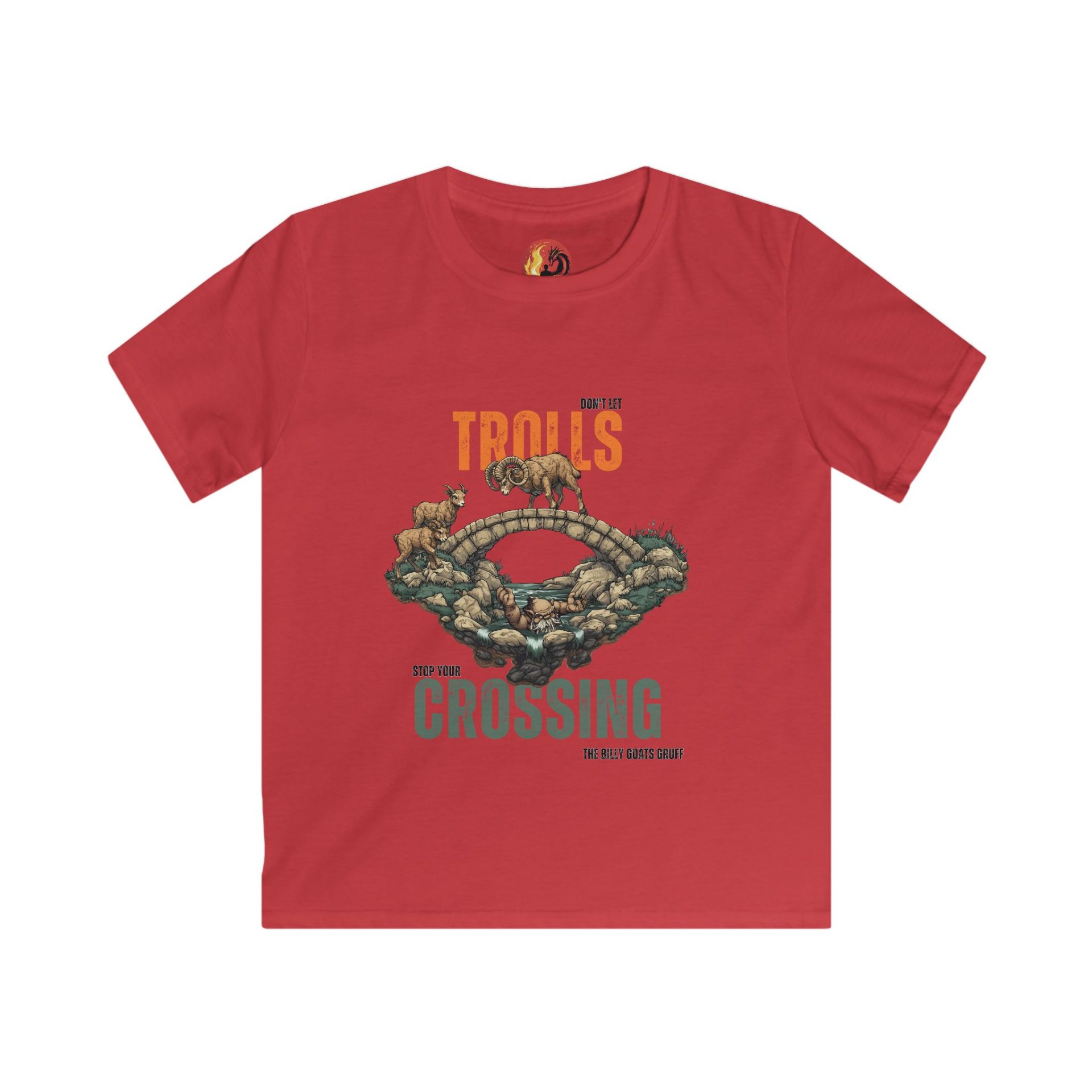 The Three Billy Goats Gruff Adventure Softstyle Tee - Image 7