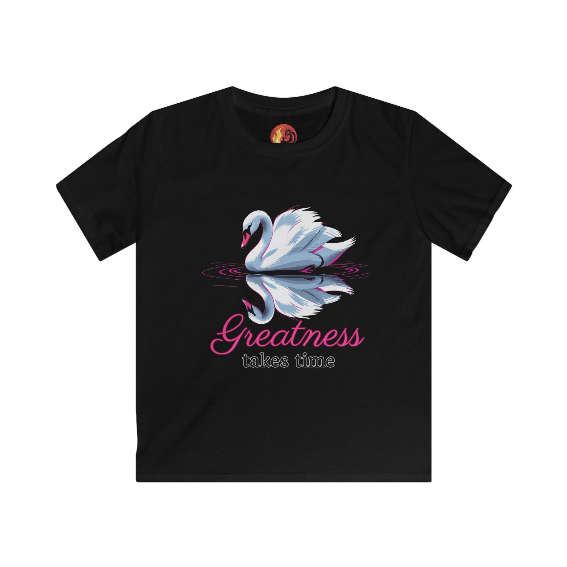 The Ugly Duckling "Greatness Takes time" Front only Transformation Softstyle Tee - Image 2