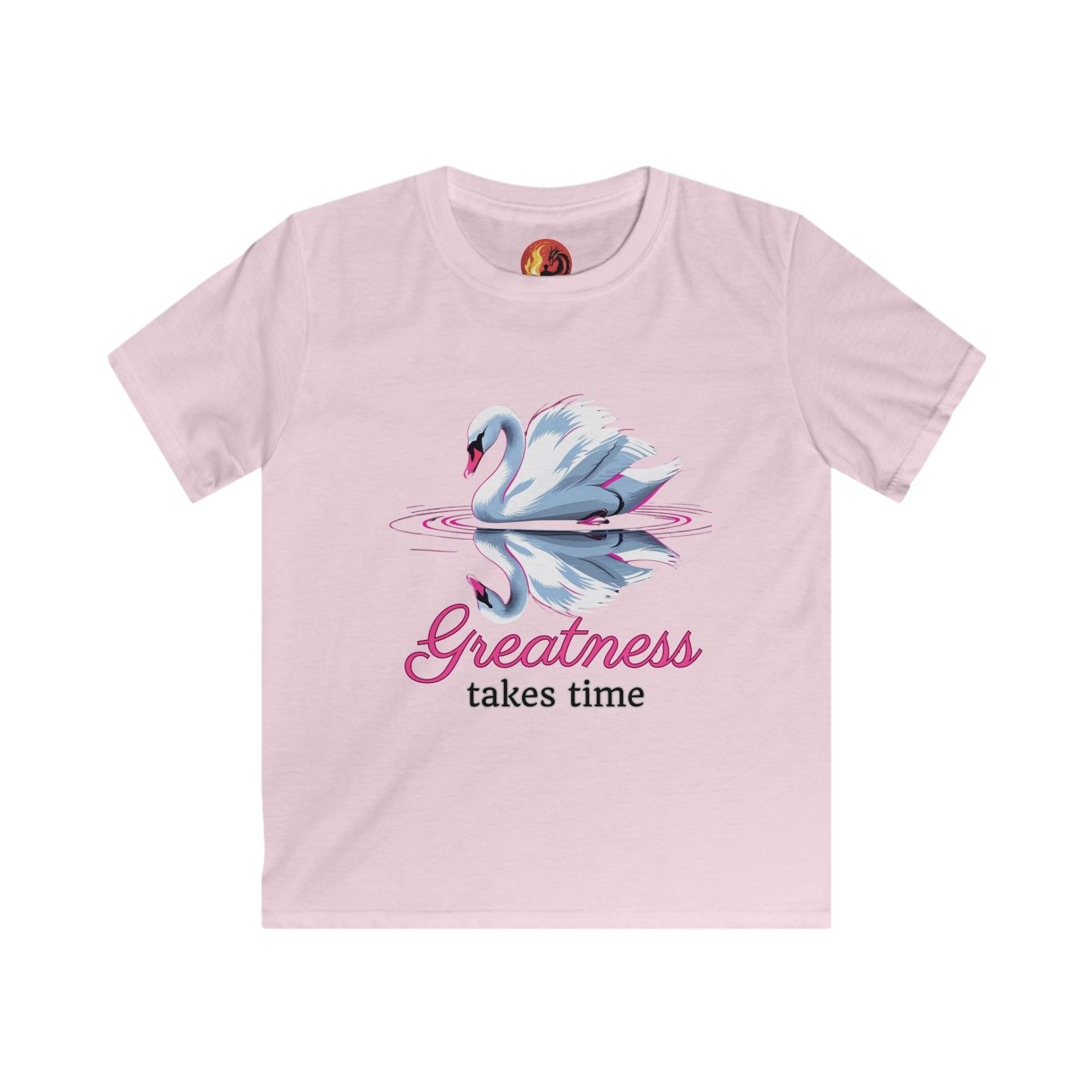 The Ugly Duckling "Greatness Takes time" Front only Transformation Softstyle Tee - Image 6