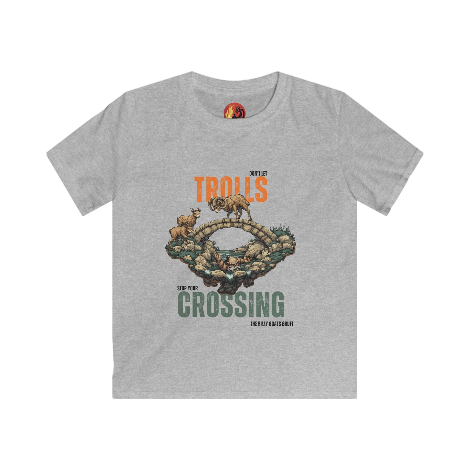The Three Billy Goats Gruff Adventure Softstyle Tee - Image 3