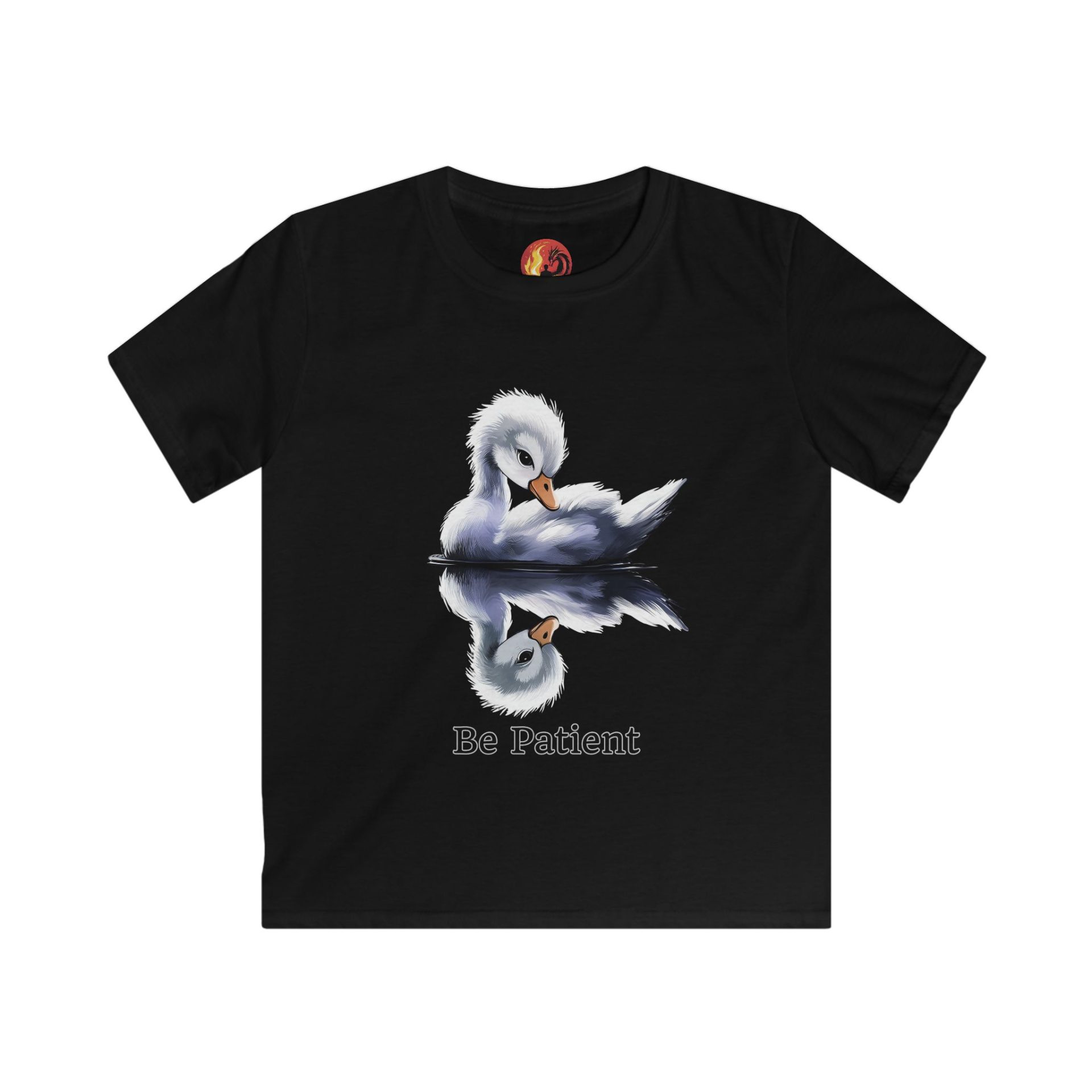 The Ugly Duckling "Be Patient" Front only Transformation Softstyle Tee - Image 2