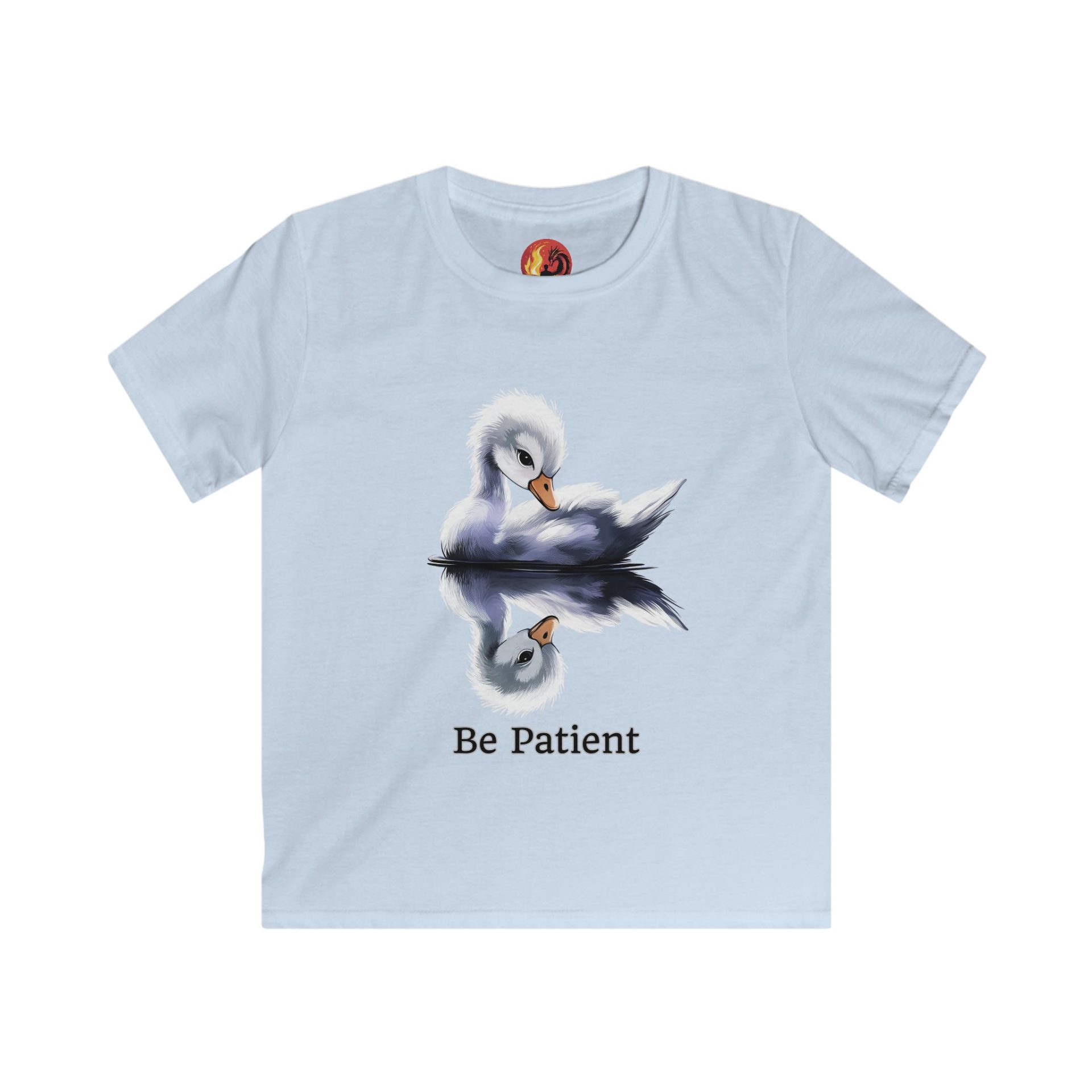 The Ugly Duckling "Be Patient" Front only Transformation Softstyle Tee - Image 4