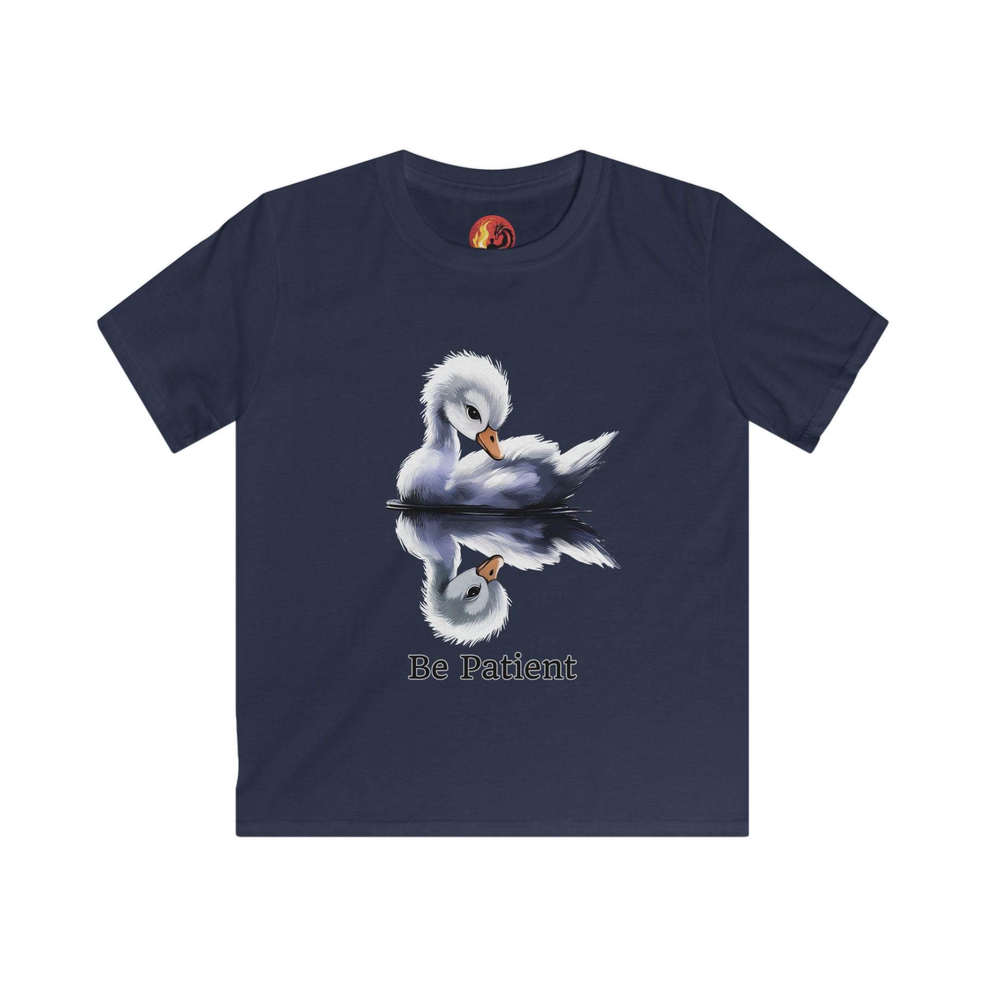 The Ugly Duckling "Be Patient" Front only Transformation Softstyle Tee - Image 5