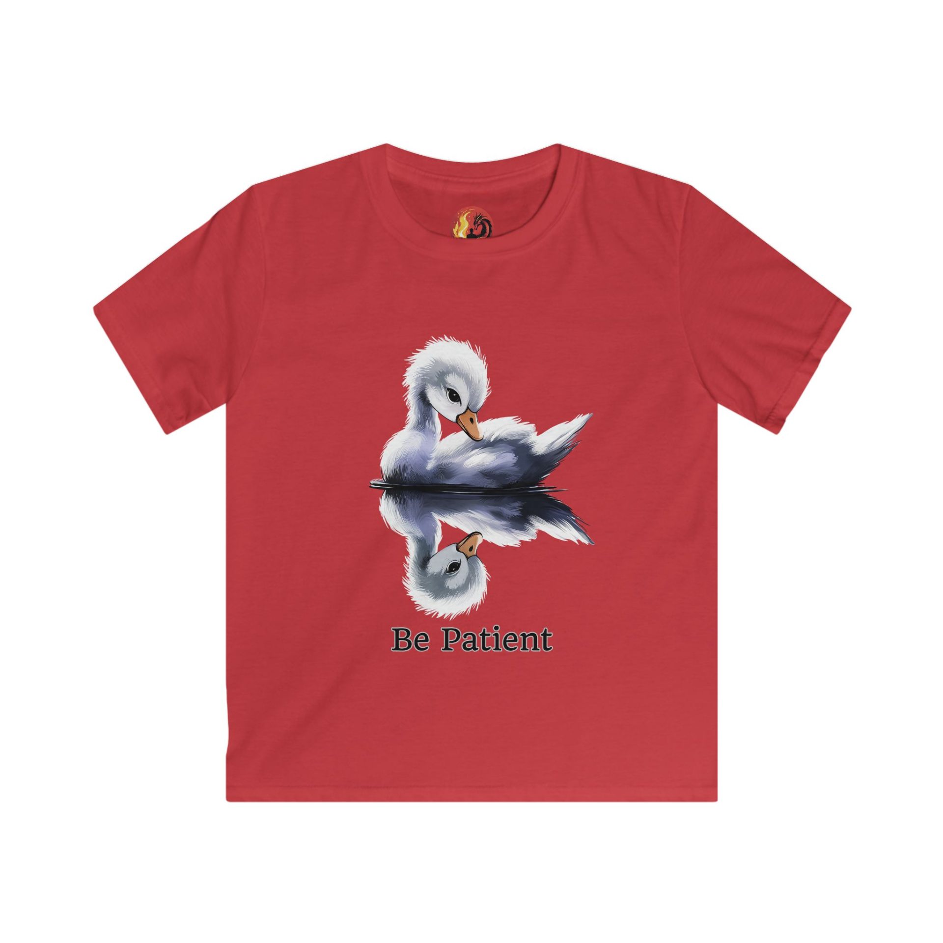 The Ugly Duckling "Be Patient" Front only Transformation Softstyle Tee - Image 7