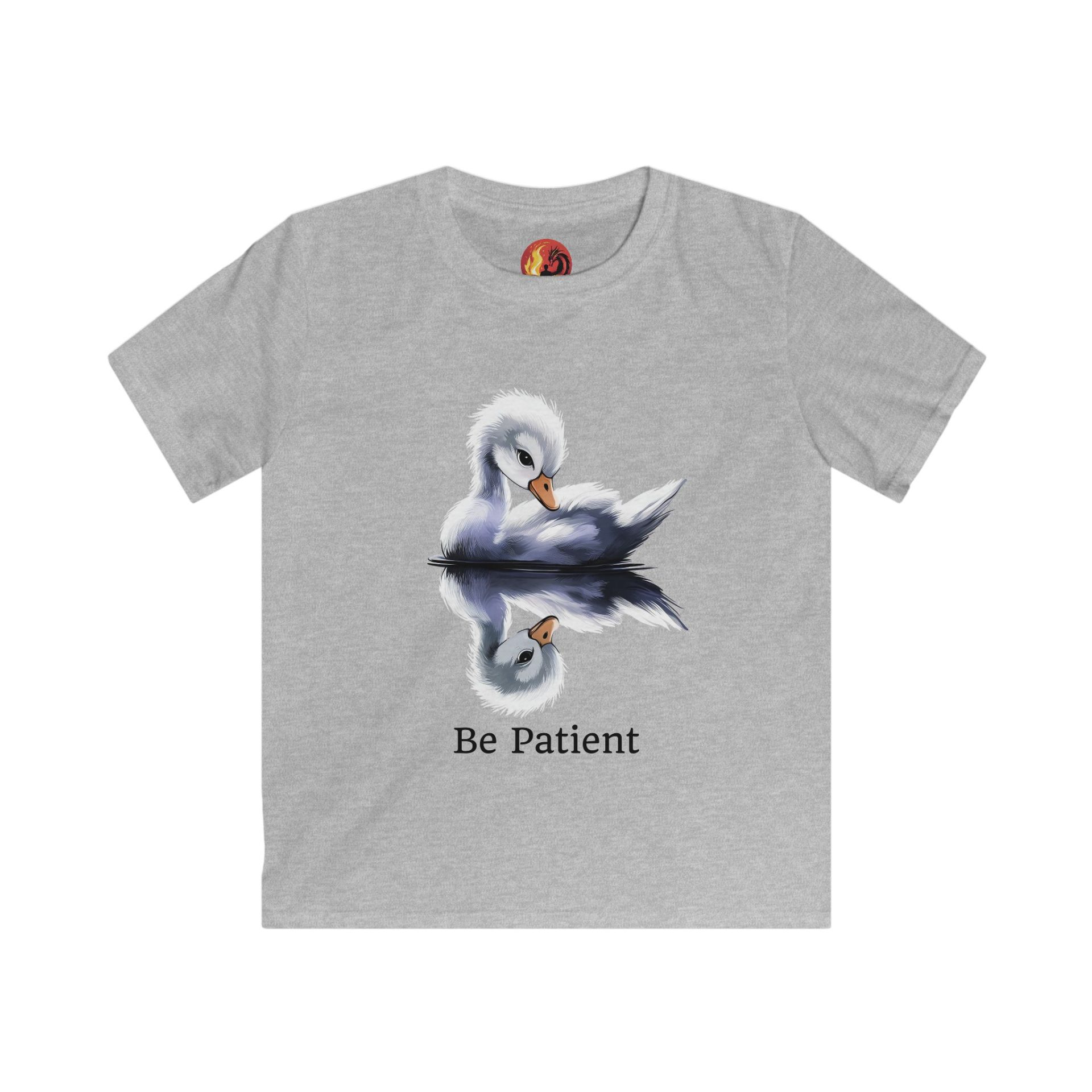 The Ugly Duckling "Be Patient" Front only Transformation Softstyle Tee - Image 3
