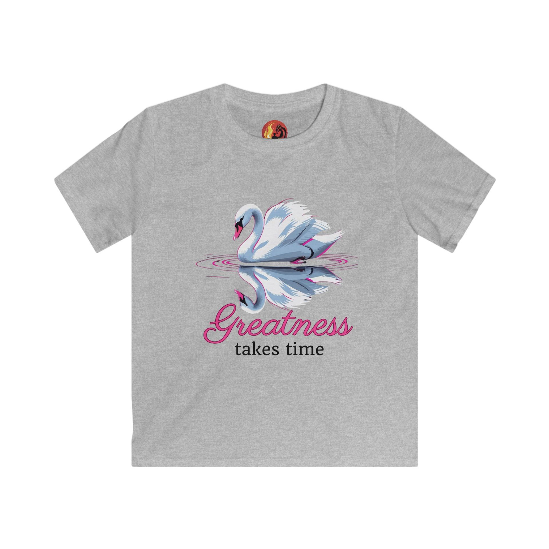 The Ugly Duckling "Greatness Takes time" Front only Transformation Softstyle Tee - Image 3