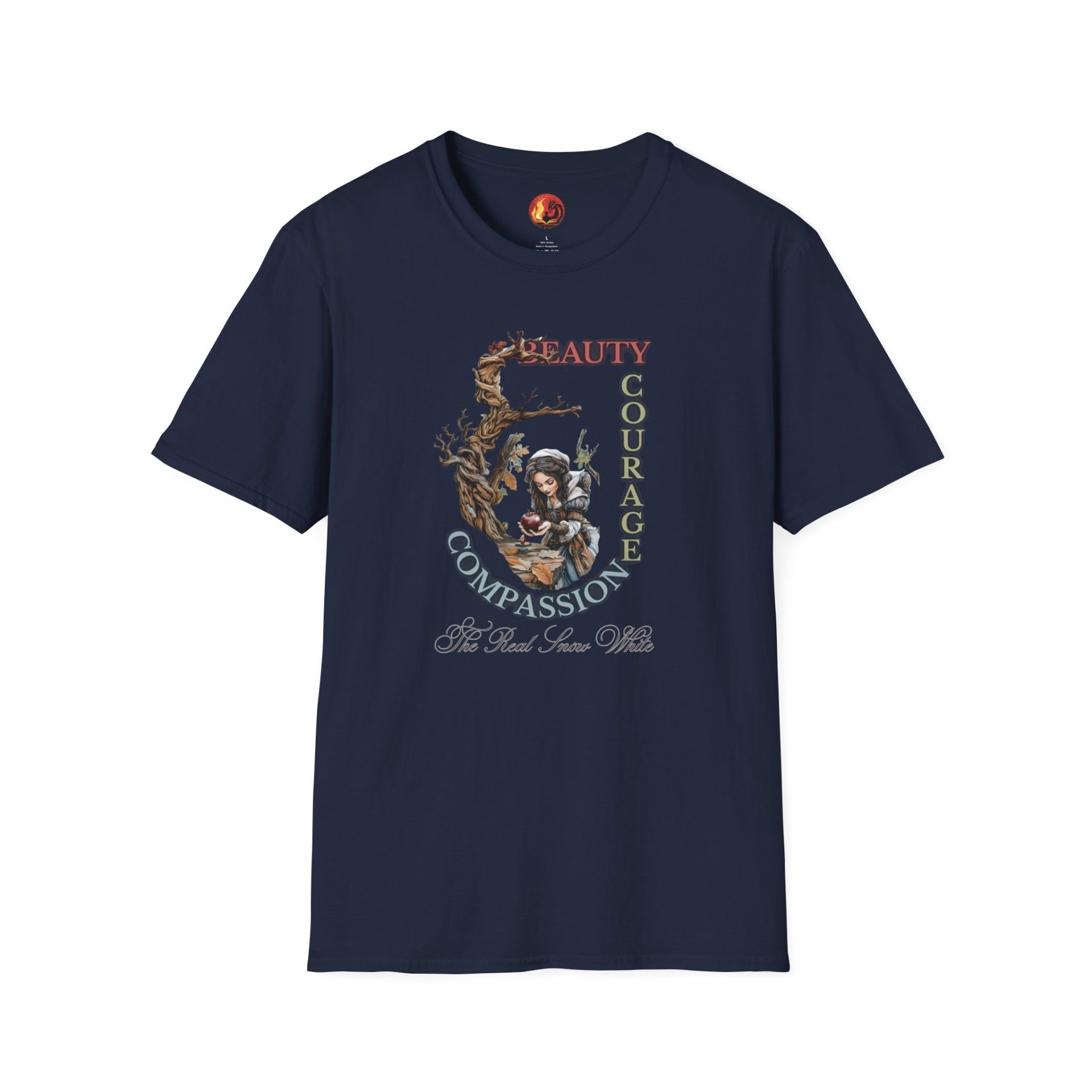 The Real Snow White T-Shirt – Beauty, Courage, and Compassion | Grimm-Inspired Tee - Image 11