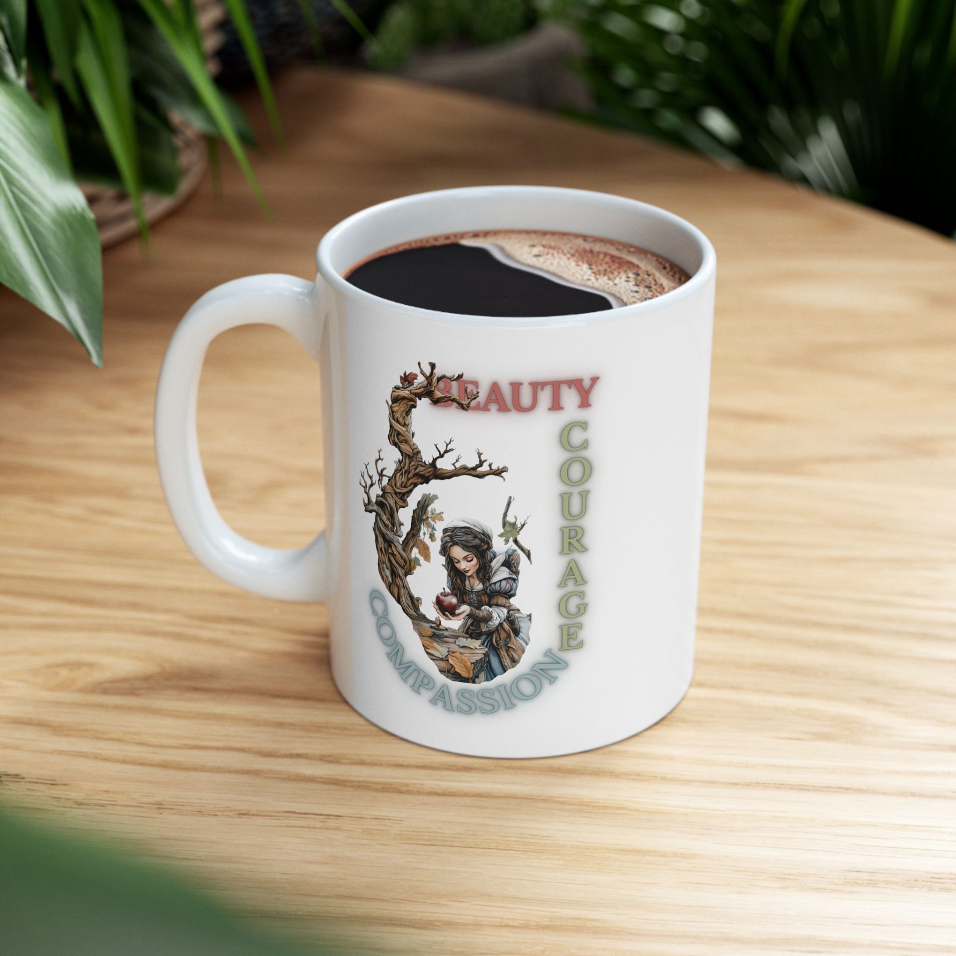 The Real Snow White Mug – Beauty, Courage, and Compassion | Grimm-Inspired Coffee  Mug, (11oz, 15oz) - Image 4
