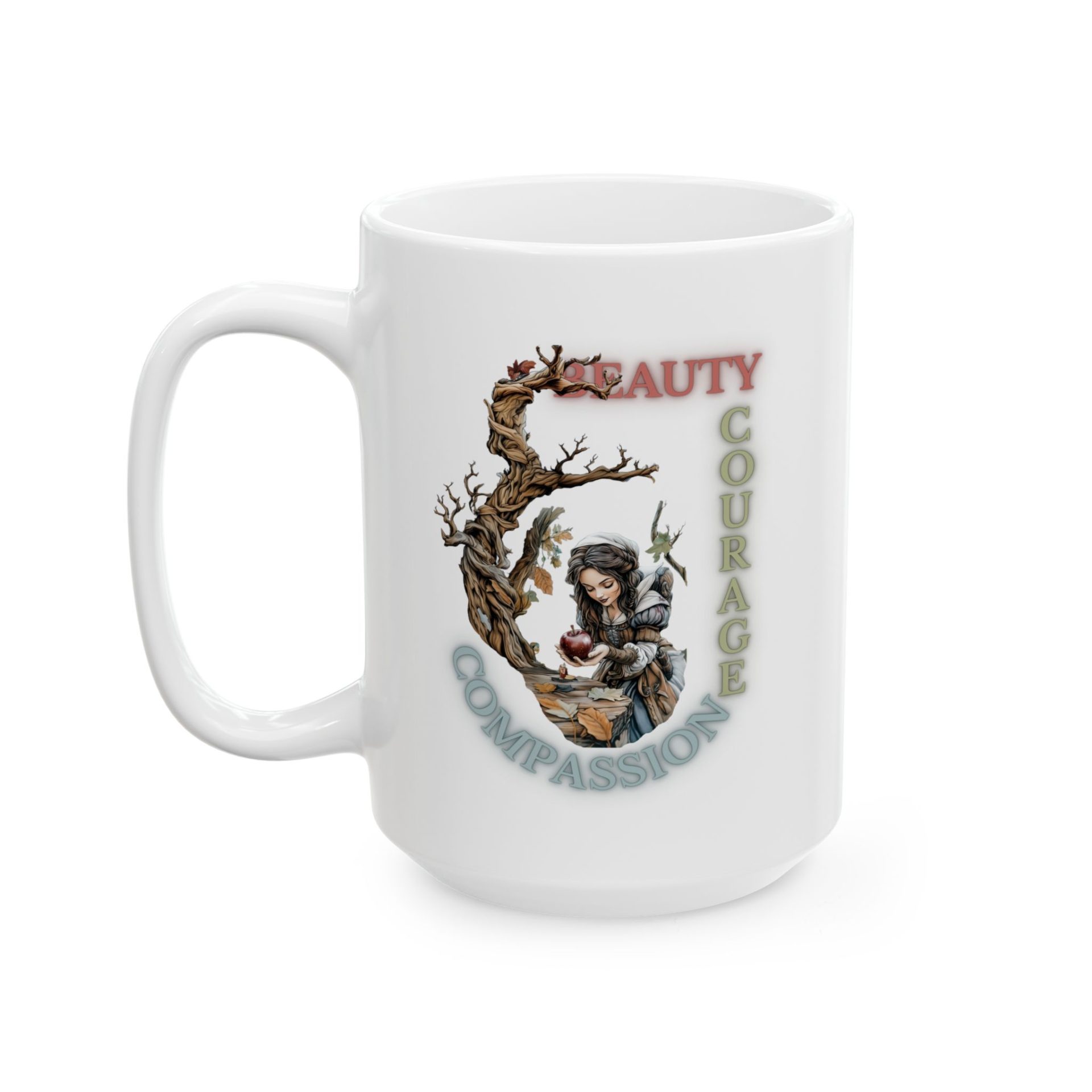 The Real Snow White Mug – Beauty, Courage, and Compassion | Grimm-Inspired Coffee  Mug, (11oz, 15oz) - Image 6