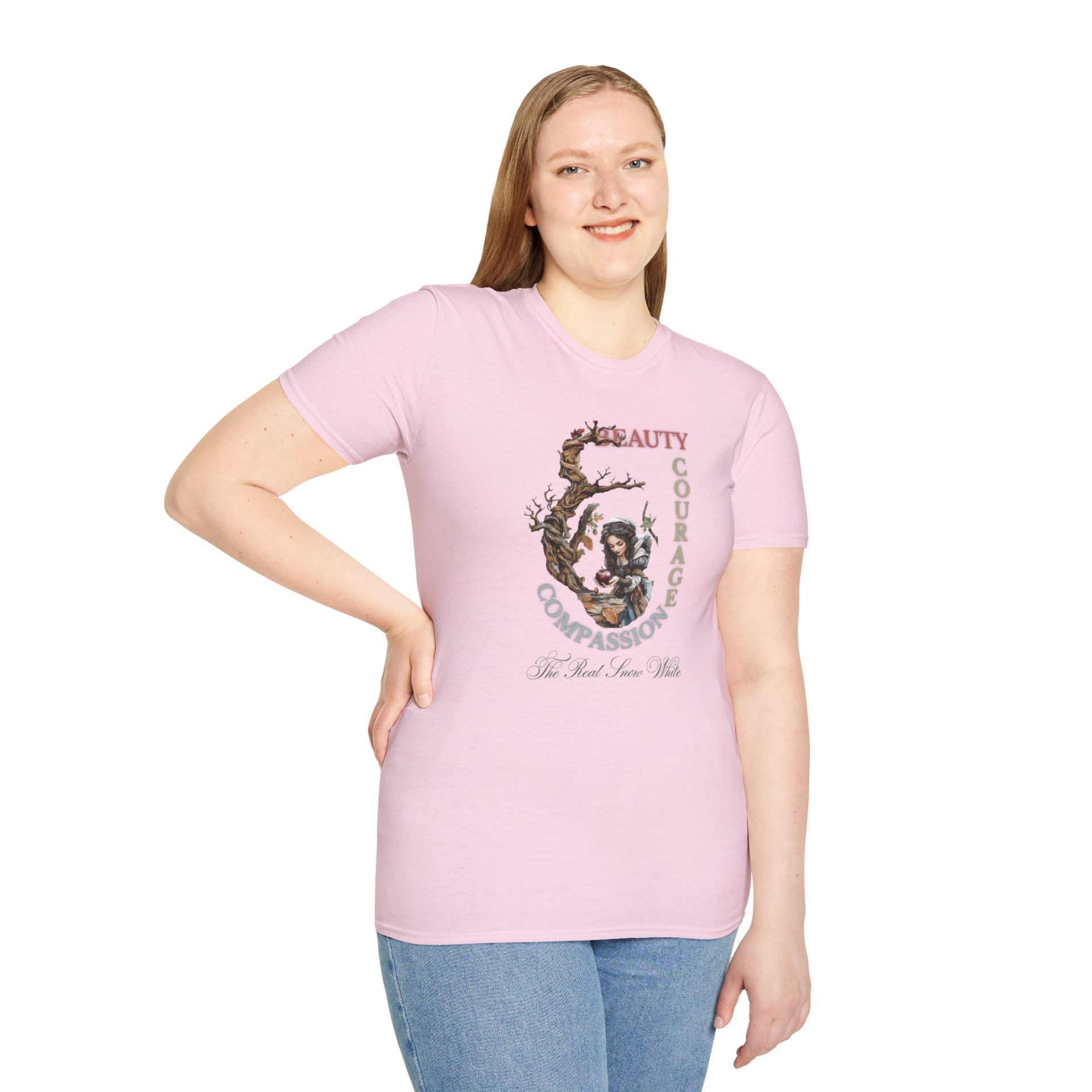 The Real Snow White T-Shirt – Beauty, Courage, and Compassion | Grimm-Inspired Tee - Image 12